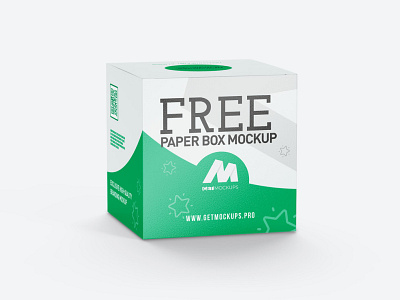 Free Glossy Paper Box Mockup box design download psd free freebie glossy mock up mockup packaging psd