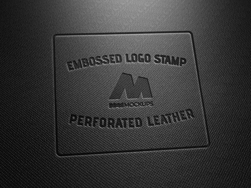 Leather Embossing Text Effect, Layer Styles Including: leather