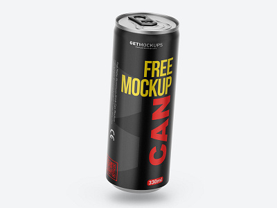 Free Matte Aluminum Drink Can Mockup aluminum can download psd free freebie mock up mockup psd