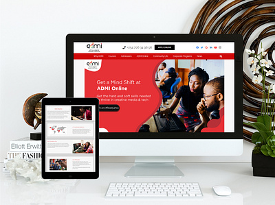 AFRICA DIGITAL MEDIA INSTITUTE - WEB DESIGN graphicdesign ux design webdesign