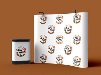 Fika & Feast Logo and Backdrop Design