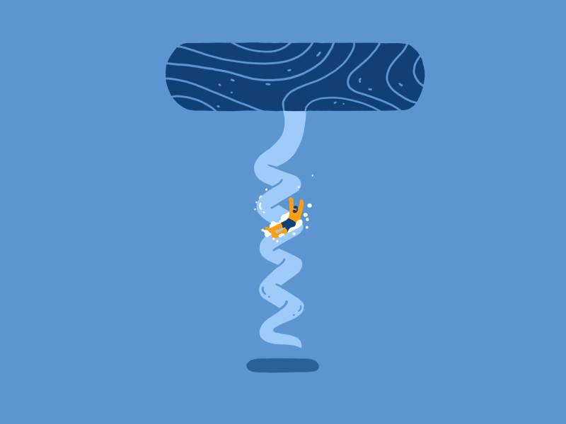 Extreme food #3 animation corkscrew food fun gif sommelier sport water waterslide wine