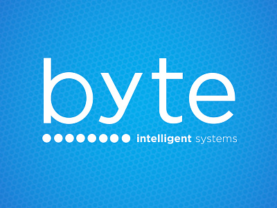 Byte Intelligent Systems blue brand byte company intelligent logo system technology