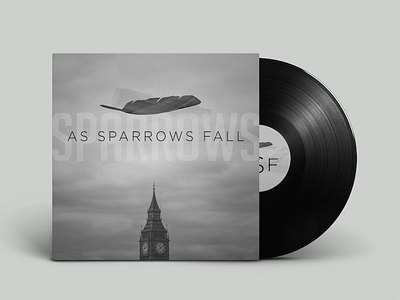 As Sparrows Fall Vinyl album cover feather music sparrow vinyl