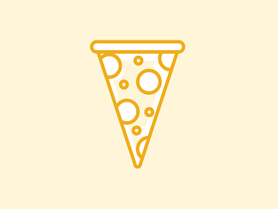 Something Spectacular is Coming agency dallas food icon illustration pizza set vector yellow