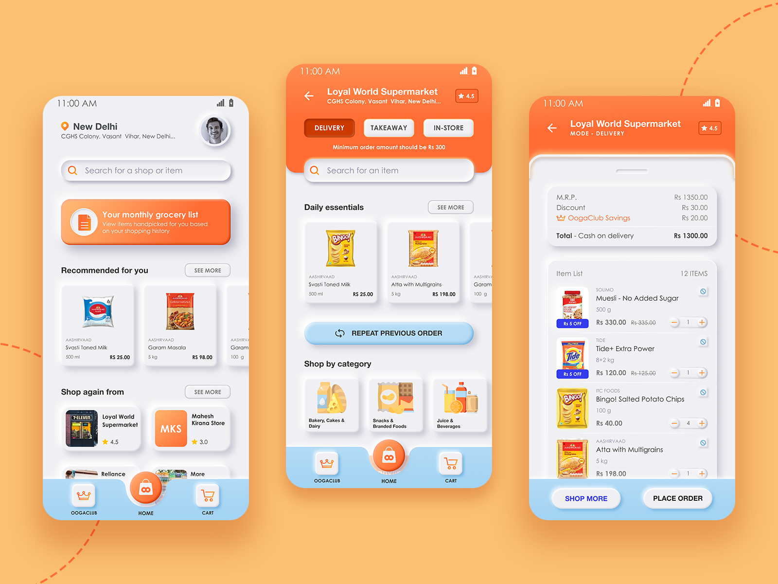 Grocery App - Delivery/ Pickup & In-Store Shopping by rihal poonacha on ...