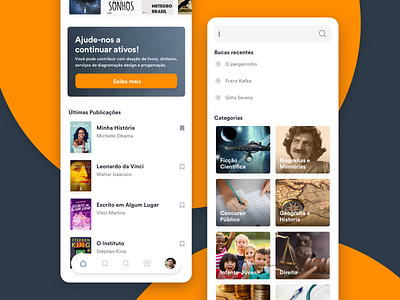 Lelivros books category clean ui donate library list reading