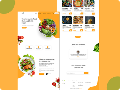FOOD DELIVERY WEBSITE delivery design food food app ui