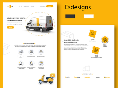 LOGISTIC COMPANY design illustration logistic company ui ux