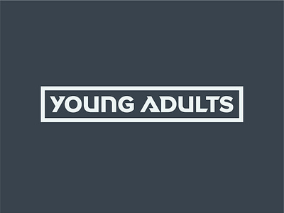 Young Adults Type adults brand branding church design identity illustrator type typeface typography young young adults