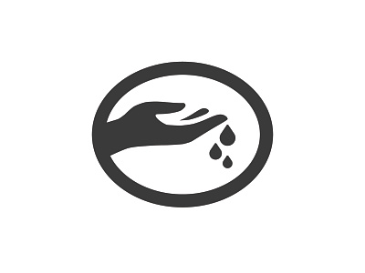 Giving Logo 2 brand branding design give hand hope icon identity illustrator logo love oval silhoutte vector water