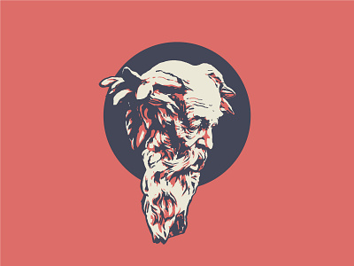 Poseidon brand branding design greek identity illustration illustrator neptune sculpture statue tritone vector