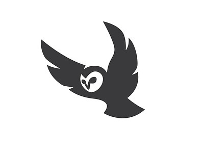 Prairie Owl bird brand branding design flight fly flyer flying graphic icon identity illustrator logo silhouette