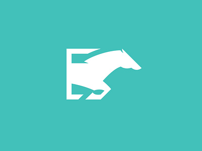 Foreword Concept 1 animal brand branding design fast film gallop horse icon identity illustrator logo running running app vector