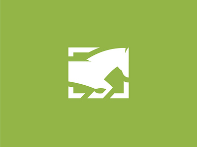 Foreword Concept 2 box brand branding design fast film gallop horse icon identity illustrator logo run running speed