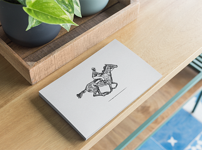 Foreword 3 brand branding design fast horse icon identity illustration linework logo run running