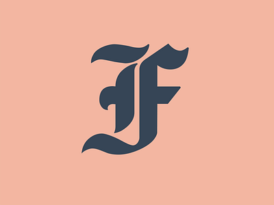 F brand branding design icon identity illustrator logo typography vector