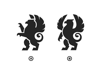 Griffin 2 animal basketball bird brand branding design eagle football icon identity illustrator lion logo myth mythology nonprofit wings