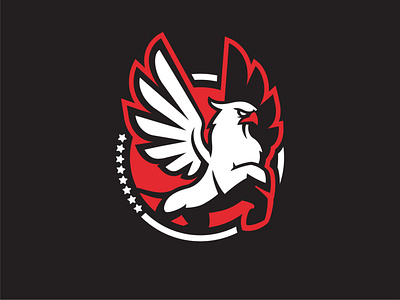 Team Griffin animal basketball bird brand branding design eagle icon identity illustration lion logo myth mythological mythology sports vector wings