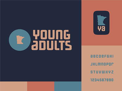 Minnesota Young Adults 2 brand branding church college design friends friendship group icon identity illustrator logo typography vector