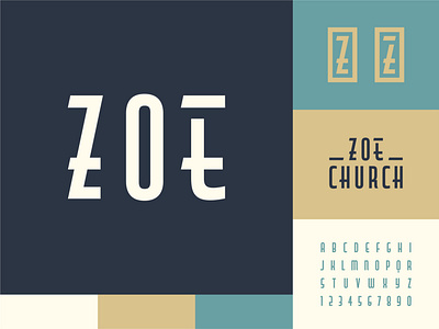 Zoe Church 1 brand branding church design icon identity illustrator logo silhouette vector