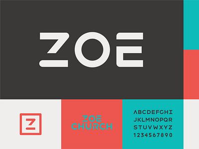 Zoe Church 3 brand branding church design icon identity illustrator logo typography vector