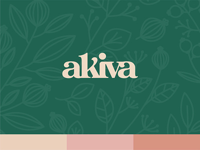 Akiva Concept 1 boutique brand branding design furniture icon identity illustrator logotype monogram type typography vector