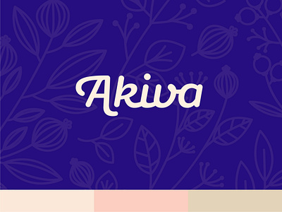 Akiva Concept 2 boutique brand branding design furniture identity illustrator logotype monogram type typography vector