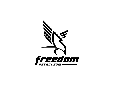 Freedom Petroleum creative design elegent freedom gas logo oil petroleum simple