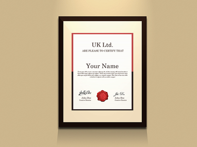 Download (Free PSD) Certificate frame mockup by Hafijul Islam ...