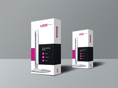Led Lamp Packaging Design design lamp led magenta packaging simple technology
