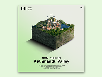 Microworld : Kathmandu Valley design photoshop
