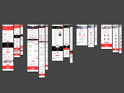 Visual Designs (Responsive Screens) responsive screen visual design web