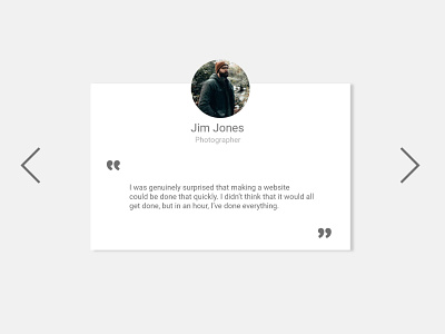 Testimonial - DailyUi039