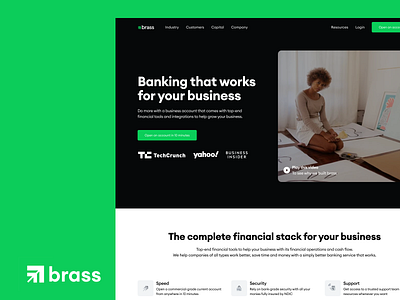 Brass Business Banking Landing Page (Clone)