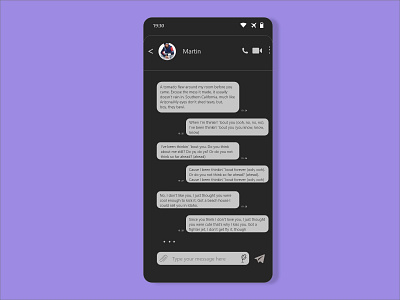 Messaging - Daily UI 013 daily ui dailyui dailyuichallenge design messaging ui uidesign