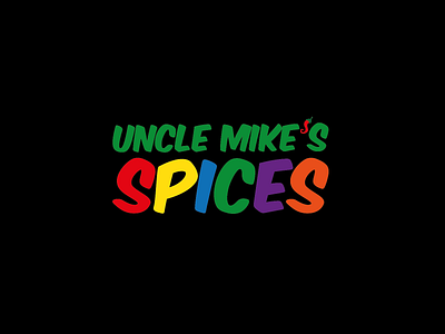 Logo for Uncle Mike s Spices brand branding concept design identity illustrator logo logo design logodesign logotype restaurant app restaurant branding restaurant logo
