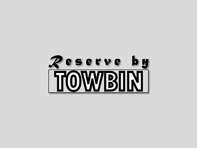 Reserve by Towbin logo brand branding business businesslogo concept design identity illustrator logo logo design logodesign logotype minimal simple