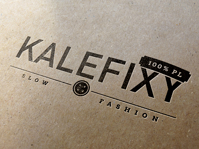 Kalefixy logo cloth design hipster logo minimalism underpants wear