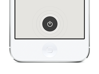 login/logoff button app apple design flat ios mobile