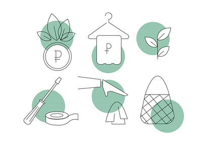 ECO-icons ecology icon design icon set illustration vector