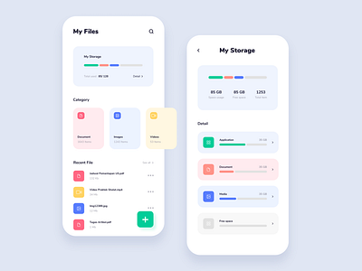 Manajer-in File Manager Mobile App Design Concept