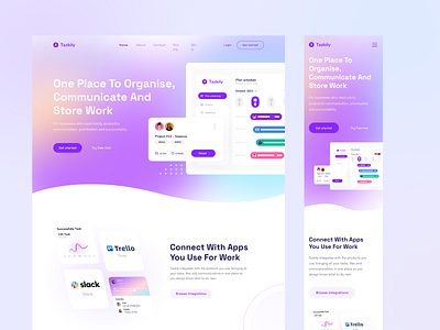 Saascuy - Saas Task Management Landing Page by Syahrul Falah for ...