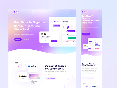 Saascuy - Saas Task Management Landing Page by Syahrul Falah for ...