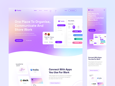 Saascuy - Saas Task Management Landing Page by Syahrul Falah for ...