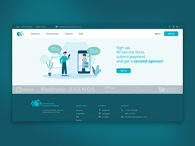 Medical website redesign