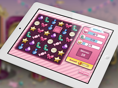 Superstar Life Match Three candy crush game icons match minigame pink superstar three ui