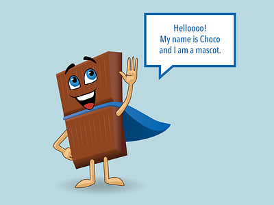 Choco Character biorela character drawing illustration mascot