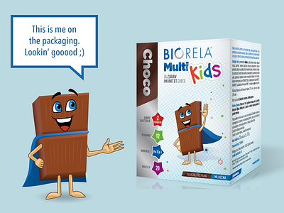 Choco character packaging biorela character character design drawing illustration mascot