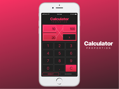 DailyUI #004 - Calculator